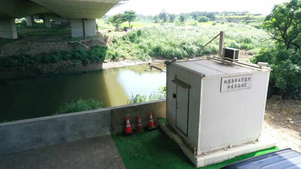 水質自動連續監測站具備自動採樣、檢測、回傳及警示4項功能。